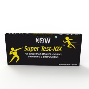 NBW Super Test-10X | Special Testosterone Boosting Formula For Sports Persons, Runners, Swimmers & Other Endurance Athletes